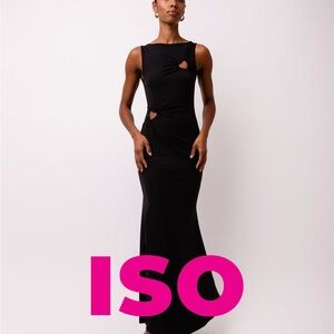 ISO (NOT FOR SALE)

Harlie Heart Cut Out Maxi Dress

Size Small